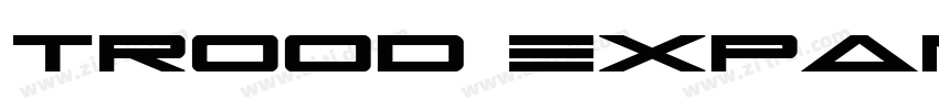 Trood Expanded Bold字体转换